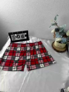 6pcs of Random Color Checkered Elderly Pants Loose and Comfortable Oversized Youth Sleepwear Discounted Breathable Men Underwear