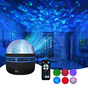 Đèn Ngủ USB Galaxy Projector Aurora RGB 5V Với Chức Năng Xoay Tự Động Kích Hoạt Bằng Âm Thanh Và Điều Khiển Từ Xa DMX Để Trang Trí Phòng Xem Phim Tại Nhà
