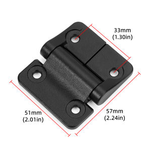 RYSJM | 1PCS Constant Torque Hinge S/L Black Positionable Damping Hinge Replacement For Car Boat Marine