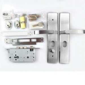 Anti-theft Stainless Steel 304 Home Panel Lock Set Black Universal