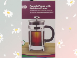 Culinart 1L French Press With Stainless Plunger Teko Saringan Teh Kopi 1Liter Dilengkapi Handle Tahan Panas