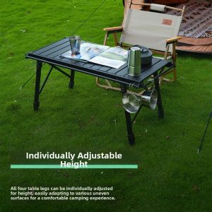 LINSI | Foldable Adjustable Camping BBQ Table