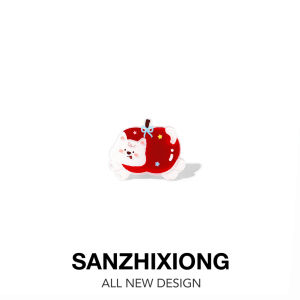 SANZHIXIONG | Creative Apple Shaped Car Air Freshener Clip Decoration