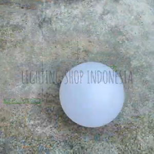 Lampu gantung bola susu 25cm 30cm 35cm 40cm 50cm minimalis bulat cafe resto teras outdoor waterproof ip65 pendant lamp light