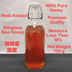 Madu Kelulut Pekat  Concentrated Stingless Bee Honey  浓缩银蜂蜜 / 酸蜜  Net weight 720g