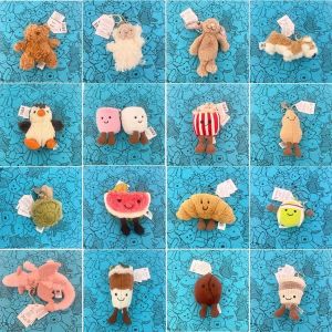 JC Hot Bag Cute Plush Toy label cute girl bag charm plush toy keychain Kawaii plush toy perfect as a birthday Limited New Gift