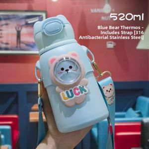 GIANXI | Food Grade 316 Stainless Steel Insulated Water Bottle for School Use with Straw