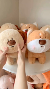 Gấu bông chó snoopy mèo meng khỉ đeo nơ siêu dễ thương siêu hot (20cm) mềm mịn hàng xịn cao cấp loại 1 an toàn cho trẻ nhỏ
