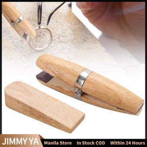 Wood Jewelry Ring Clamp Jewelry Making Hand Tool Wooden Jewelers Holder Tweezers