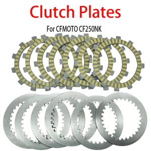 For CFMOTO CF250NK 250NK CF 250 NK CF250 Motorcycle Clutch Plates Friction Disc Steel Plate Kit