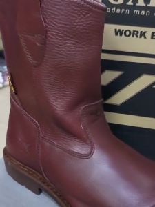 KANGAROO 6023-A71 ORIGINAL MEN SAFETY BOOT/ STEEL TOE /STEEL PLATE/GENUINE LEATHER/ SAFETY BOOT