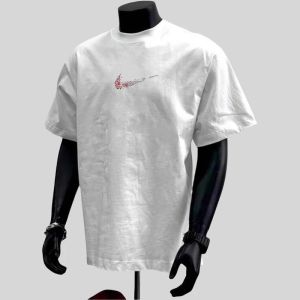 Loose Fit Pure Cotton Short Sleeve T-Shirt Mens Summer Fashion Sporty Retro Style Large Size 300 Pounds Breathable Casual Top