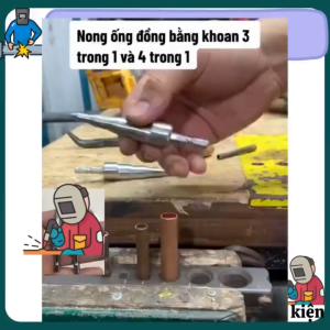 Nong ống đồng bằng khoan [INOX 304] .MŨI Nong ống đồng bằng khoan