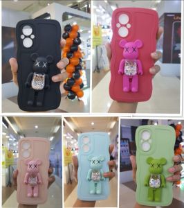 Casing Oppo A3S / A17K / A54 4G / A5 2020 / A9 2020 / A57 2022 / RENO 5 / RENO 6 4G / RENO 7 4G / RENO 8 4G / RENO 7 5G / A3S / A7 / 8Z / 7Z - Casing Wave 3D Bearbrick