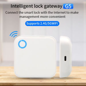 2.4G+5G TTLOCK WIFI Gateway G5 Bluetooth Mesh Door Lock Gateway G5 for TTHotel TTLOCK APP Hotel Smart Lock Hub
