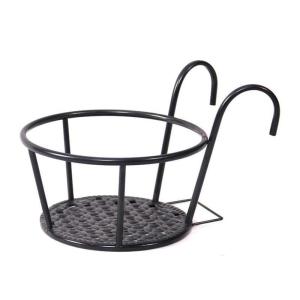 Hanging Iron Art Balcony Flower Pot Rack Window Sill Storage Shelf Potted Plant Stand Green Ivy Succulent Air Plant Holder