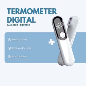 Termometer digital anti sentuh keluarga Termometer Suhu Tubuh Digital Infrared Non Contact
