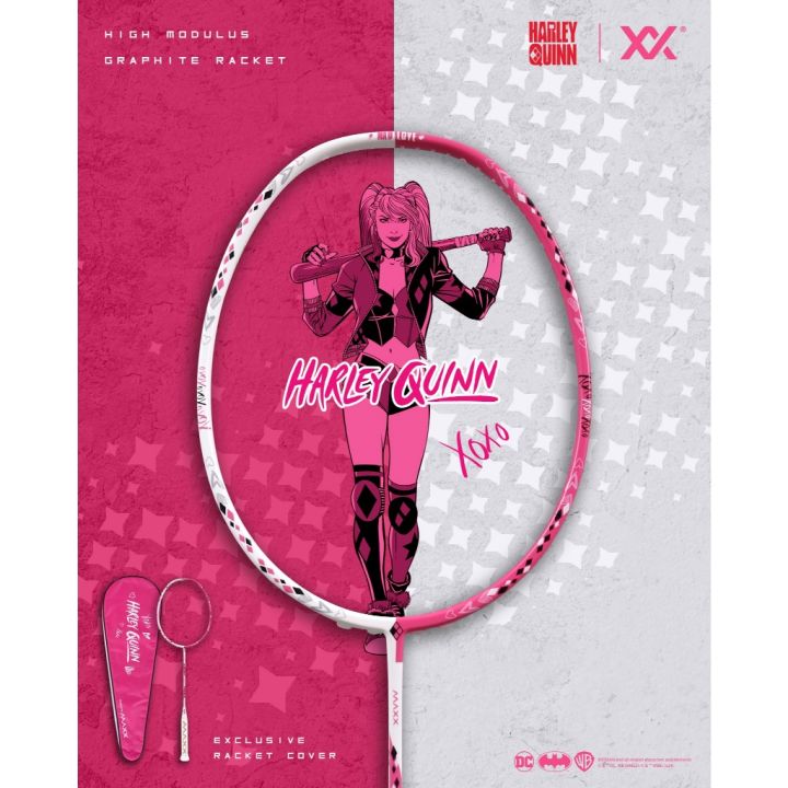 Maxxaholic Racket MAXX X HARLEY QUINN BADMINTON RACKET | Lazada