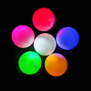 Golf Flash Ball Night Glow Ball Multi Color Glow Golf Dark Practice Ball