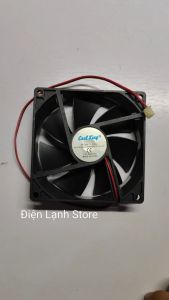 Quạt thông gió 9x9cm dc 24v (2 dây) hàng tốt