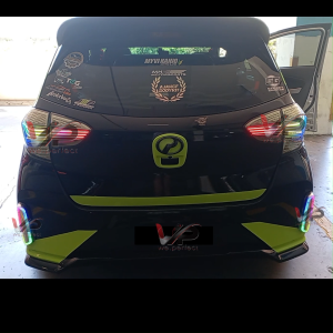 Perodua Myvi GEN3 2022-2025 Facelift RGB LED Rear Bumper Reflector LED With Signal Running (ALBINO)
