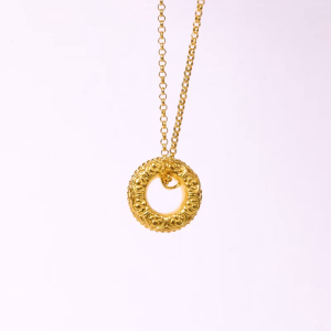 Chow Sang Sang 周生生 999.9 24K Pure Gold Cultural Blessings Necklace for Women 47cm 94562N Price-by-Weight 6.73g Gold