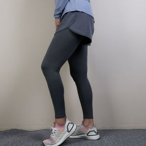 maytryit | Large Size Two-in-one Fitness Pants Quick Dry