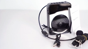 KING Speaker Bluetooth Amplifier Portable Pinggang Pengeras Suara Mic Wireless pemandu guru mengajar