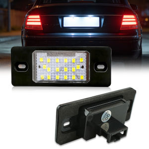 2 Pcs No Error SMD LED Number License Plate Light Lamp White For VW GOLF 4 5 Variant Passat B5.5 Touareg Tiguan Auto Tail Luces