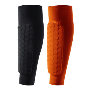 [cheerfulhigh]1pc Outdoor Football Shin Guard Pads Honeycomb Running Calf Protective Gear