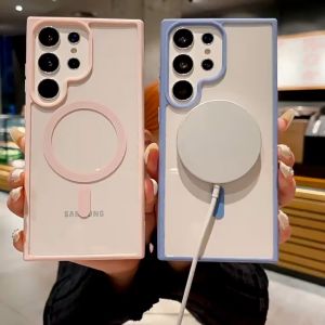 Magnetic Wireless Charging Case untuk Samsung Galaxy S25 Ultra: CrashStar