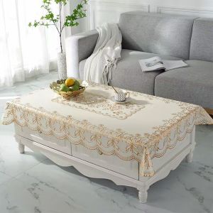 Bàn Tròn PVC Chống Thấm Nước Chống Bụi Chống Cháy Không Cần Giặt Khăn Trải Bàn Khăn Trải Bàn Trà Khăn Phủ Bàn