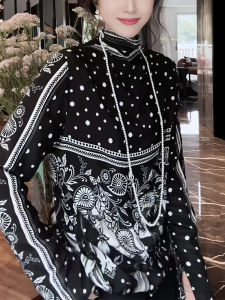 UYFY | Elegant Fashionable Long Sleeve Womens Shirt Artistic Personality Commute Top Autumn New Style Casual Loose Polyester Fiber