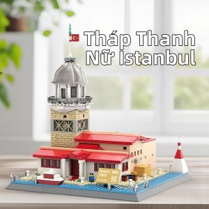 TAOZIAWA | Istanbul Maidens Tower Model Building Block Educational Toy