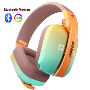 SOMIC G810 2.4G Wireless+Bluetooth+3.5mm Wired Headphones 3D Surroud Sound PS4 Gaming Headset With Mic for Xbox PS5 Laptop Phone