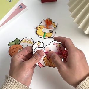 MallMainan-A93 Kartu Ucapan Permen Lolipop Motif Kartun Lucu Greeting Card Lollipop