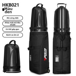PGM | Túi Đựng Gậy Golf Có Bánh Xe Vỏ Cứng Bảo Vệ