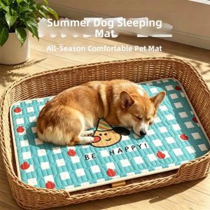 YINSHANG | Bamboo Weave Cool Pet Sleeping Pad