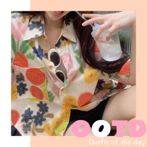 QXshop สินค้าแนะนำ เสื้อสงกรานต์2567 แขนสั้นคอปกลายดอกสุดเท่ห์ สงกรานต์นี้มีความสำคัญ รีบจัดเลยก่อน คุณสมบัติของสินค้าแนะนำ 2567