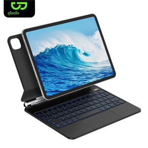 เคส Magic Keyboard สำหรับ iPad iPad Pro 11 นิ้ว 2024 M4 สำหรับ iPad Pro 11 Air 4 Air 5 10.9 สำหรับ iPad รุ่นที่ 10 เคสไอแพด