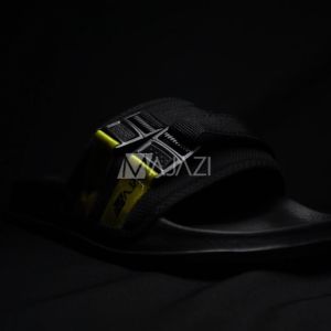 Majazi Sandal Pria Casual - Dortmund Black Red