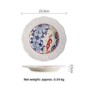 Creative Irregular Ceramic Steak Plate