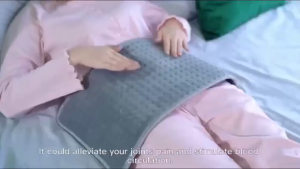 【ปรับอุณหภูมิได้】แผ่นทำความร้อนไฟฟ้า แผ่นทำความร้อน การปรับความร้อนไฟฟ้า 6 ระดับแผ่นความร้อนกายภาพบำบัดแผ่นความร้อนอย่างรวดเร็วบรรเทาอาการปวด 60*30 cm【EU Plug】