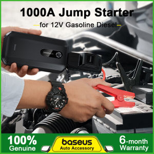 【Arrive in 3Days】Baseus Car Jump Starter 12V 1000A Starting Car Booster Power Bank Emergency Tool for 4.0L Gasoline 2.5L Diesel