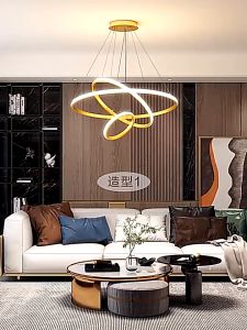 【MG】Luxury Tricolor Chandelier Ceiling Light for Living Room Celling Light Dining Chandelier Stairs Chandelier Ceiling Lamp