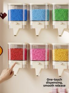 TAOXIAOHE | Pendant Beans Wall-mounted Organizer Push Bean Box