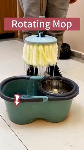 STON Spin Mop Magic Mop Floor Cleaning With Spinner and Bucket 360 Rotating Mop Tornado Mop All-round Adjustable