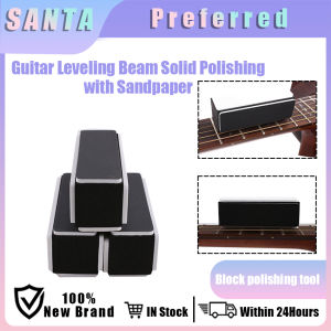 Guitar Bass Fret Sand Leveling File 4 Sides Polishing Block Leveler Kit