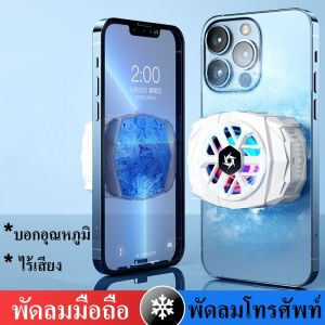 PALACE พัดลมระบายความร้อนโทรศัพท์มือถือ หม้อน้ำมือถือ Type-C Plug-In พัดลมระบายความร้อนตอนเล่นเกมส์ พัดลมมือถือ ไร้เสียง