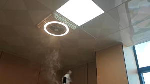 Embedded Ceiling Fan with Remote Control Heavy Duty Air Circulation Fan For Home Office School  Warehouse